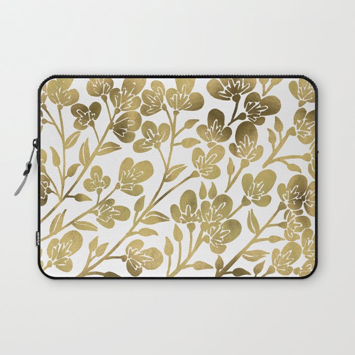 Cherry Blossoms – Gold Palette Laptop Sleeve