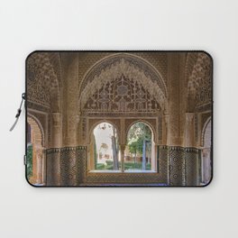 Lindaraja oriel. The Alhambra palace. Granada. Spain. Medium format, Film Laptop Sleeve