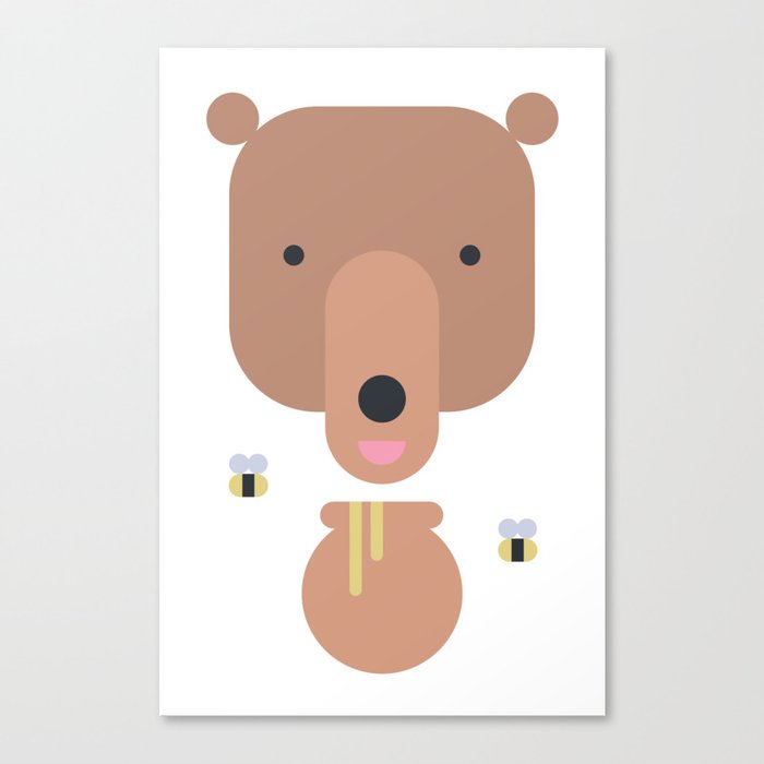 Honey Bear Canvas Print