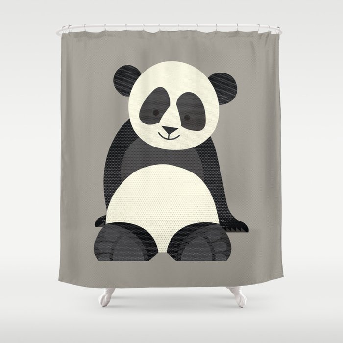 Whimsy Giant Panda Shower Curtain