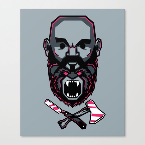 Wild BEARd Canvas Print