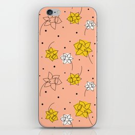 Narcissi in the Spring (Pink) iPhone Skin