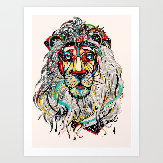 Lion Art Print