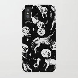 Space Dogs iPhone Case | Pattern, Galaxy, Fleet, Dogs, Graphicdesign, Sidereal, Cosmonaut, Fly, Astronauts, Flying 