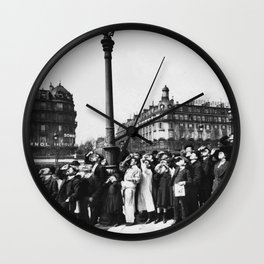 Atget, Eclipse 1912 Wall Clock