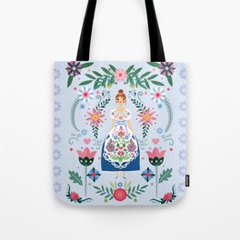 Fairy Tale Folk Art Garden Tote Bag