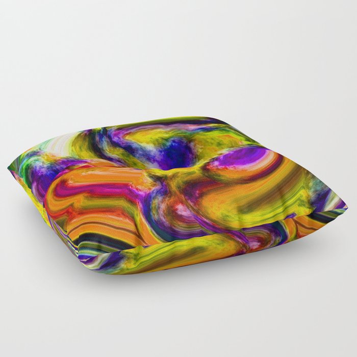Colorful Shapes Floor Pillow