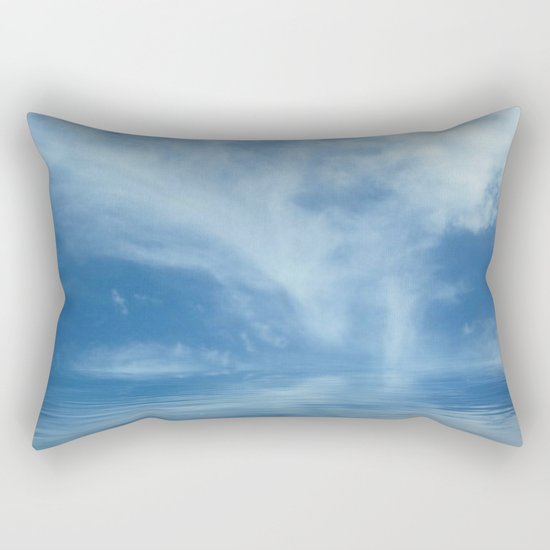 Sky Meets Sea Rectangular Pillow
