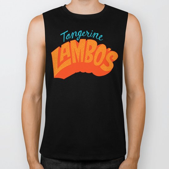 Tangerine Lambo's Biker Tank