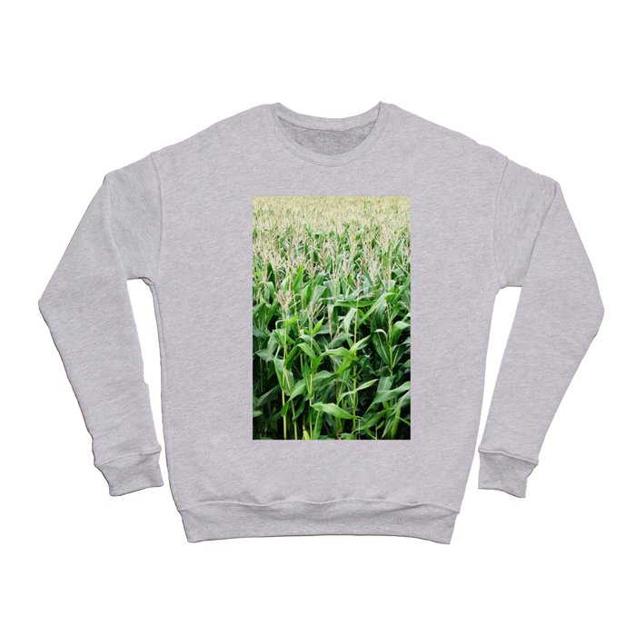 Corn -  Maize -  Crop -  Grow -  Agriculture -  Grain -  Food - Vintage illustration. Retro décor. Crewneck Sweatshirt