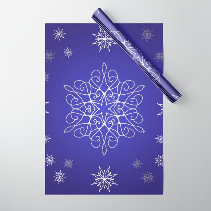 Snowflakes1 Wrapping Paper