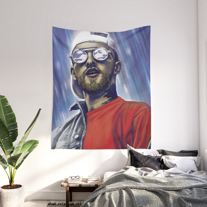Mac miller sales faces tapestry