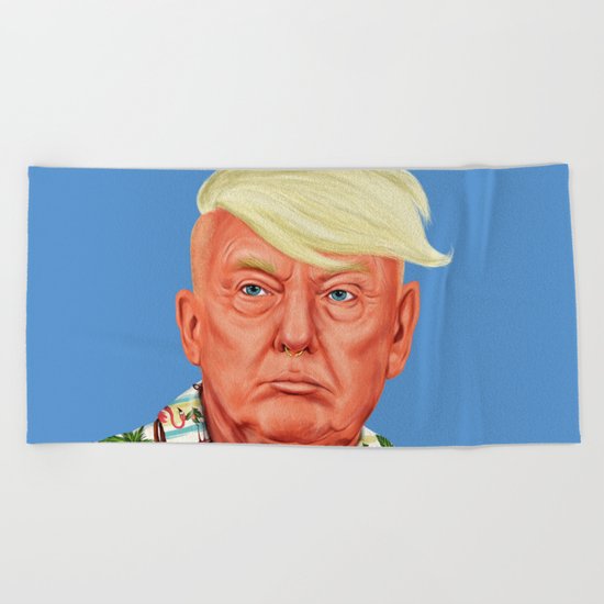 Hipstory - Donald Trump Beach Towel