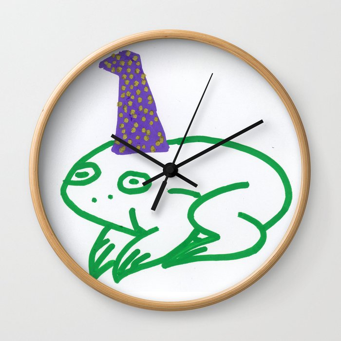 Magical Frog Wall Clock