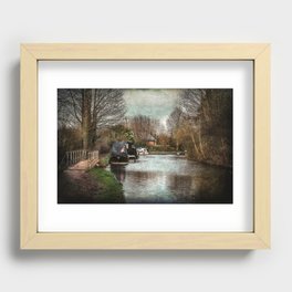 A Walk By The Kennet Recessed Framed Print