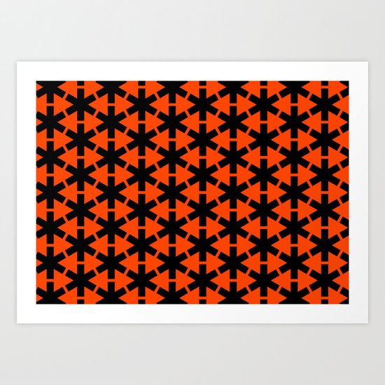 Meibloem Red Art Print