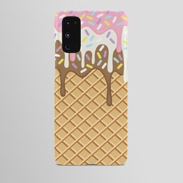Neapolitan Ice Cream with Sprinkles Android Case