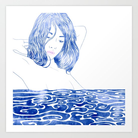 Water Nymph LXXXI Art Print