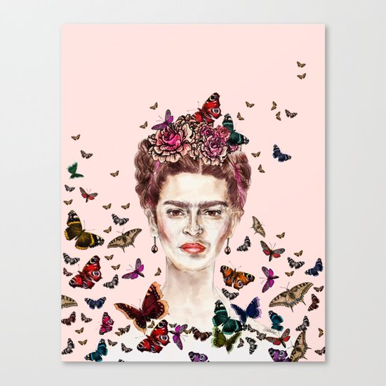 Frida Kahlo - Mexico Canvas Print