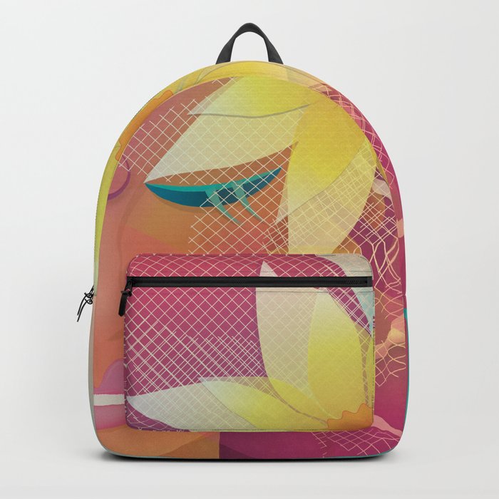 Girl with Pink Hair Backpack