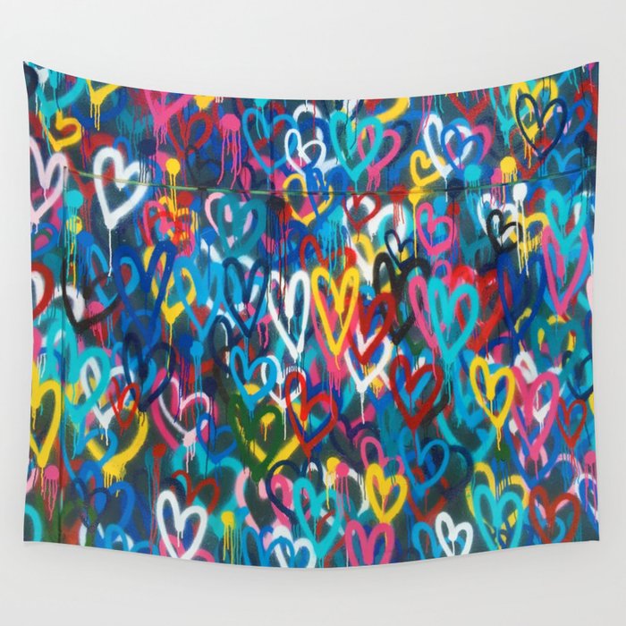 Graffiti tapestry on sale