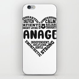 Manager love iPhone Skin