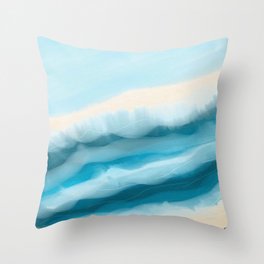 Blue Lagoon Throw Pillow
