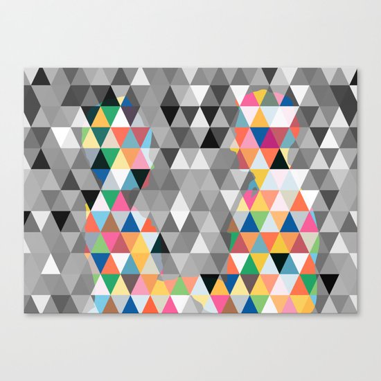 Many colors of being Canvas Print