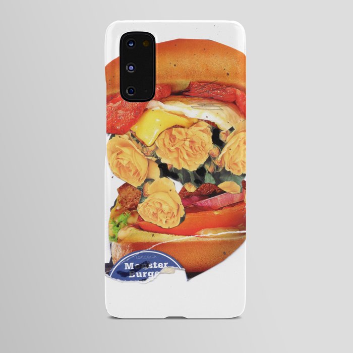 Burger & Roses · Yellow B Android Case