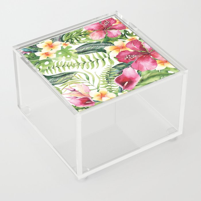 Tropical Botanical Acrylic Box