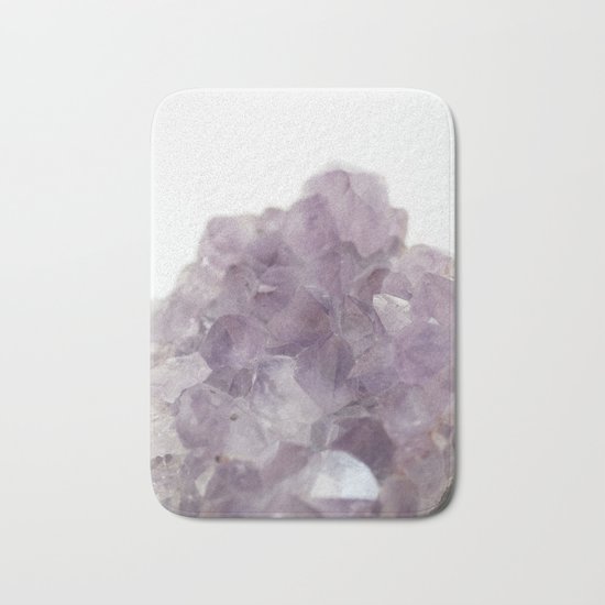 Amethyst Gemstone #1 #decor #art #society6 Bath Mat