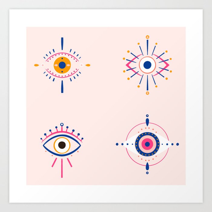 Evil Eye - Candy Pop Art Print
