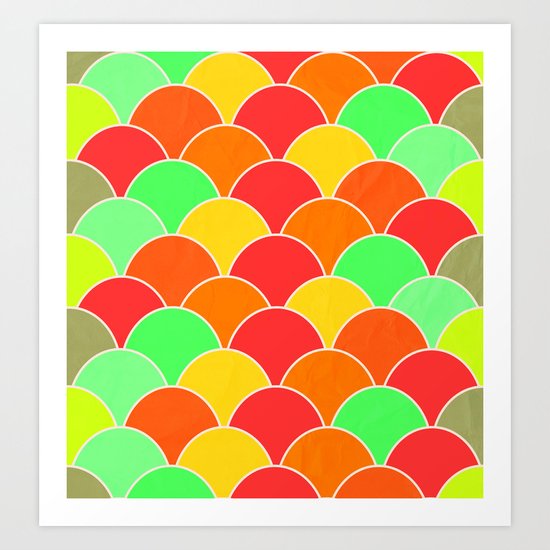 Color Sea Art Print