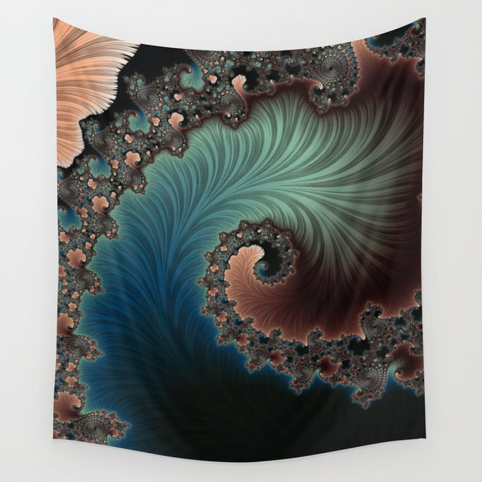 Velvet Crush - Fractal Art Wall Tapestry