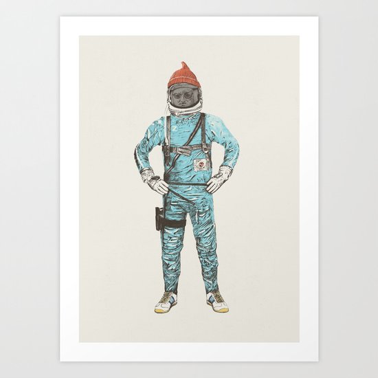 Zissou In Space Art Print
