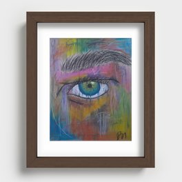Graffiti Eye Recessed Framed Print