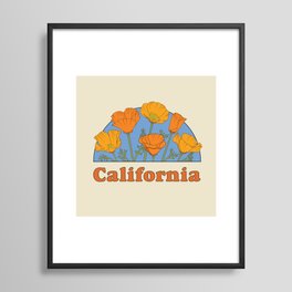California Poppies Framed Art Print