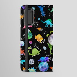 Dinosaur Astronauts In Outer Space Android Wallet Case