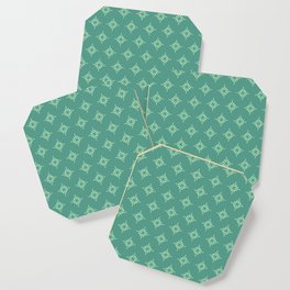 Simple Green Pattern Coaster