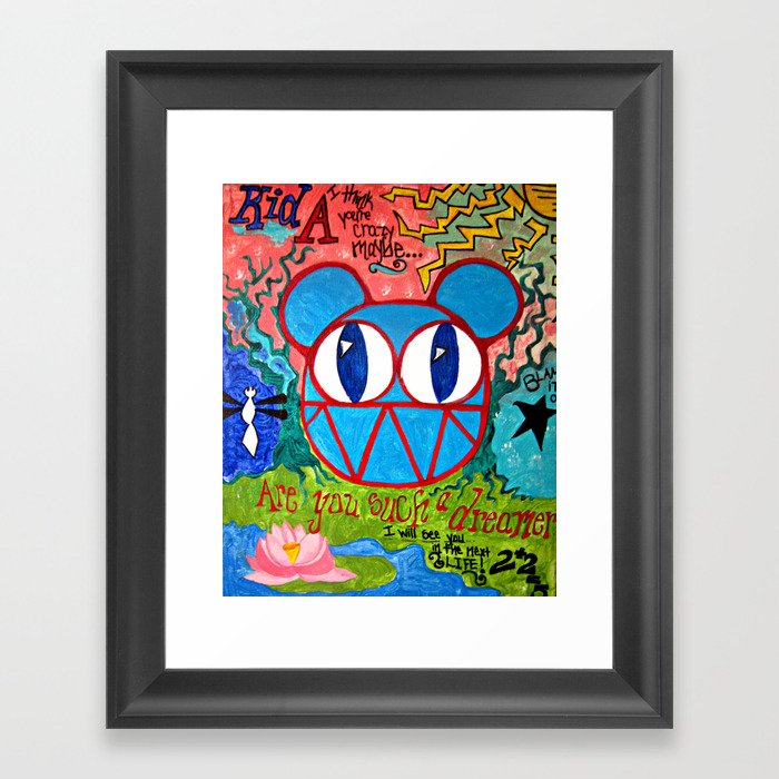 Radiohead/ Stanely Donwood Tribute  Framed Art Print