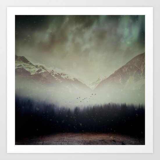Winter Shade Art Print