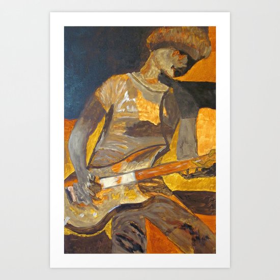 DD in a Simpler Time Art Print