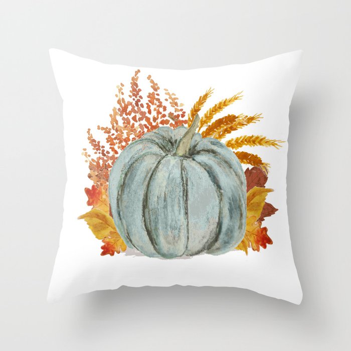 The Fall Harvest Throw Pillow