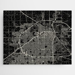 Lubbock City Map Jigsaw Puzzle