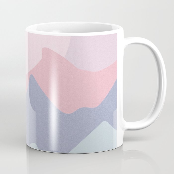 Modern Lilac Aesthetic Landscape Coffee Mug