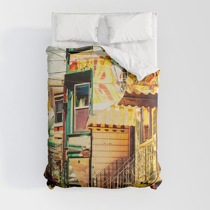 The Victorians' life in the Mission district - San Francisco Comforter