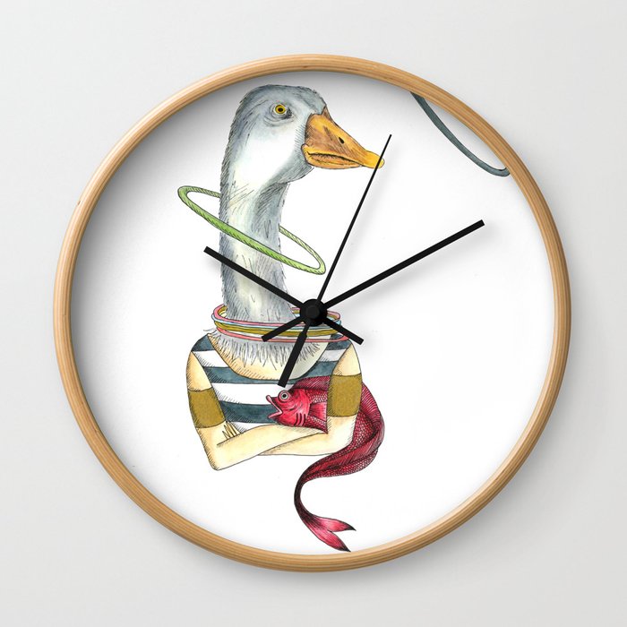 Let's the wild side free -circus series- Wall Clock