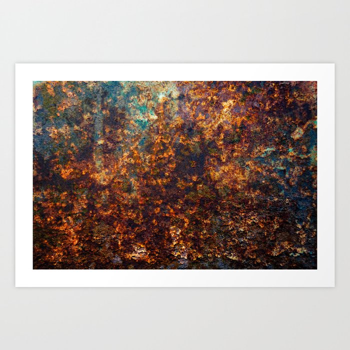 large Rust background Art Print