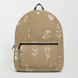 Wildflowers kraft Backpack