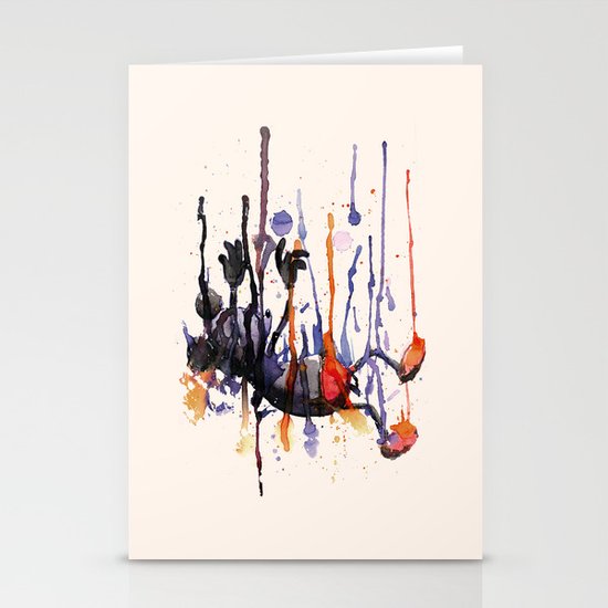 Falling Stationery Cards